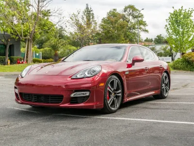 2011 Porsche Panamera Turbo in Ruby Red Metallic