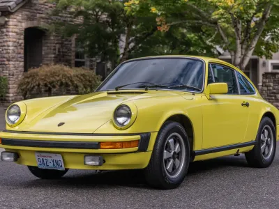1977 Porsche 911S Coupe in Light Yellow