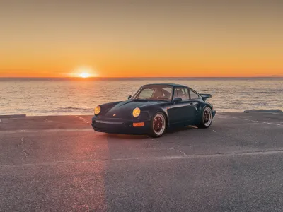 1993 Porsche 911 Turbo S Lightweight in Midnight Blue Metallic