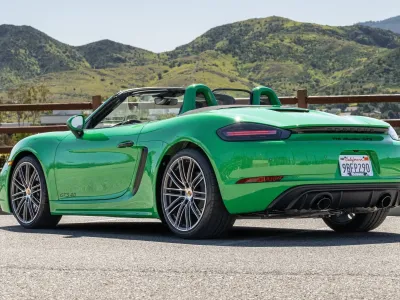 2022 Porsche 718 Boxster GTS 4.0 in Python Green