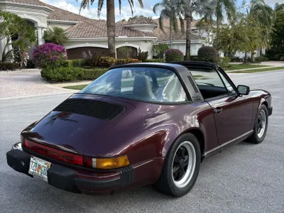 1984 Porsche 911 Carrera Targa in Ruby Red Metallic