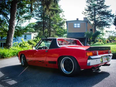 1974 Porsche 914 2.0 Track Car in Phoenix Red