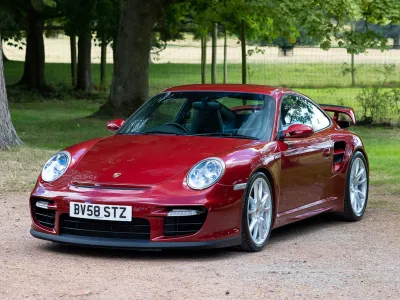 2008 Porsche 911 GT2 in Ruby Red Metallic
