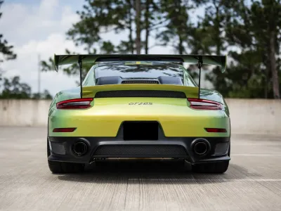 2019 Porsche 911 GT2 RS in Python Green Chromaflair