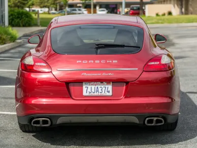 2011 Porsche Panamera Turbo in Ruby Red Metallic
