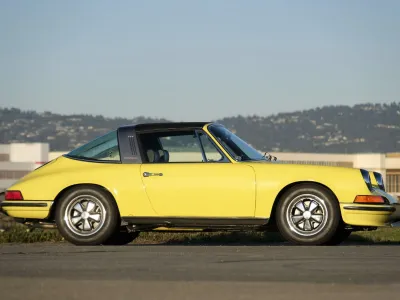 1973.5 Porsche 911T Targa in Light Yellow