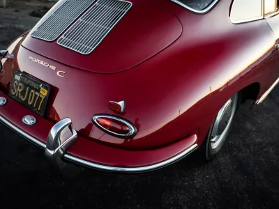 1964 Porsche 356C Coupe in Ruby Red