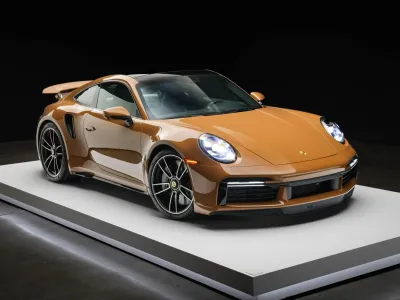 2025 Porsche 911 Turbo S Coupe In Sepia Brown