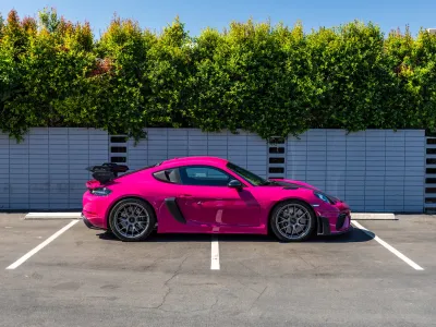 2023 Porsche 718 Cayman GT4 RS Weissach Coupe in Ruby Star