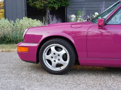 1991 Porsche 911 Carrera 2 Targa in Rubystone Red