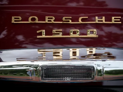 1956 Porsche 356A 1600 Coupe in Polyantha Red