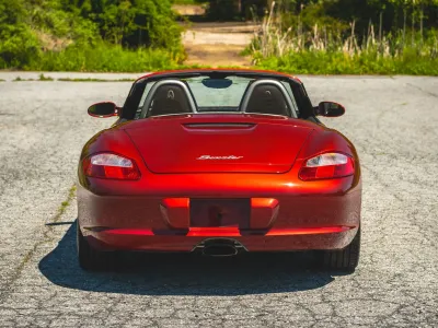 2008 Porsche Boxster in Ruby Red Metallic