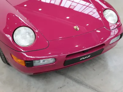 1992 Porsche 968 Cabriolet in Rubystone Red