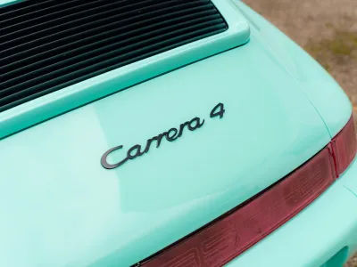 1992 Porsche 911 Carrera 4 in Mint Green