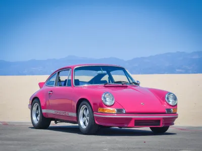 1971 Porsche 911E in Rubystone Red