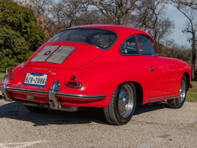 1963 Porsche 356B Super 90 in Ruby Red