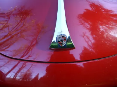 1964 Porsche 356SC Cabriolet in Ruby Red
