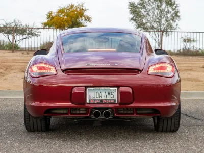 2009 Porsche Cayman S in Ruby Red Metallic