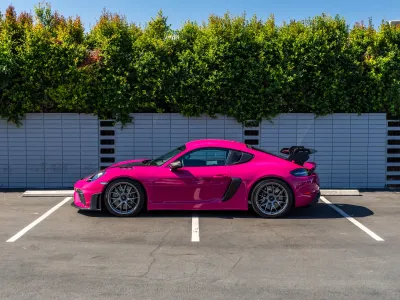 2023 Porsche 718 Cayman GT4 RS Weissach Coupe in Ruby Star
