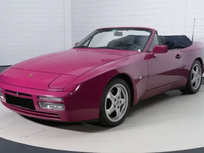 1991 Porsche 944 S2 Cabriolet in Rubystone Red