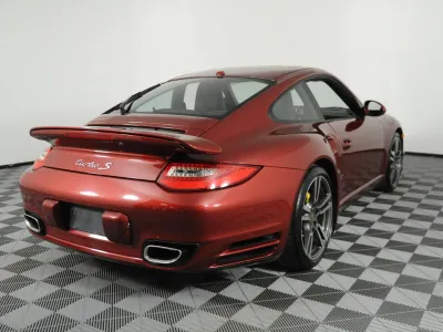 2011 Porsche 911 Turbo S Coupe in Ruby Red Metallic