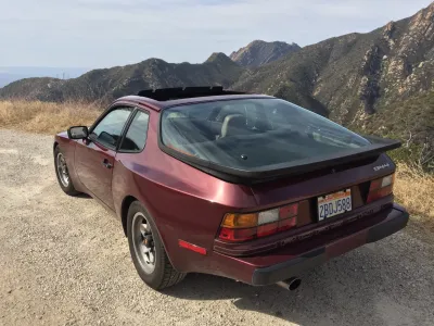 1984 Porsche 944 in Ruby Red Metallic