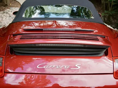 2008 Porsche 911 Carrera S Cabriolet in Ruby Red Metallic