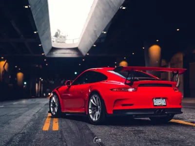 Absolute Red Porsche 911