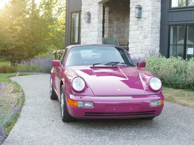 1991 Porsche 911 Carrera 2 Targa in Rubystone Red