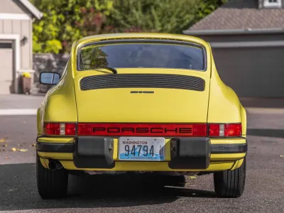 1977 Porsche 911S Coupe in Light Yellow