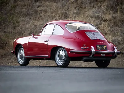 1964 Porsche 356C Coupe in Ruby Red