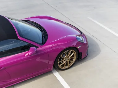 2022 Porsche 718 Spyder in Ruby Star