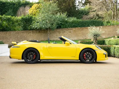 2015 Porsche 911 Carrera 4 GTS Cabriolet in Racing Yellow