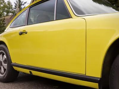 1977 Porsche 911S Coupe in Light Yellow
