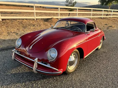 1958 Porsche 356A Speedster in Ruby Red
