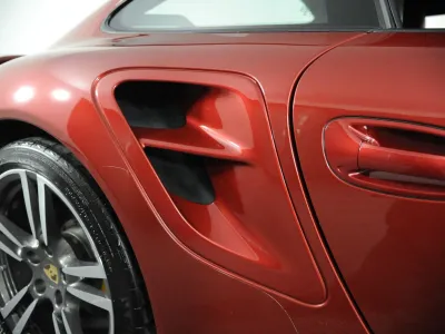 2011 Porsche 911 Turbo S Coupe in Ruby Red Metallic