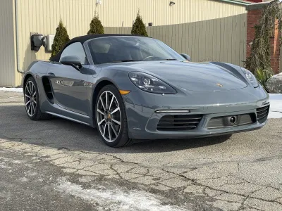 2018 Porsche 718 Boxster in Graphite Blue Metallic