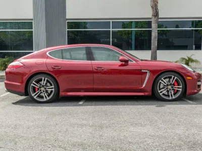 2011 Porsche Panamera Turbo in Ruby Red Metallic