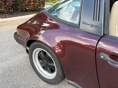 1984 Porsche 911 Carrera Targa in Ruby Red Metallic
