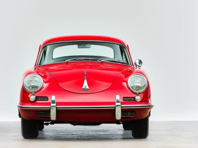 1961 Porsche 356B in Ruby Red