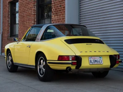 1973.5 Porsche 911T Targa in Light Yellow