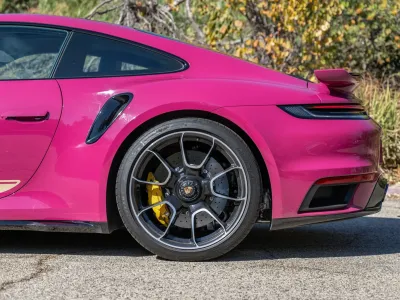2024 Porsche 911 Turbo S Coupe in Ruby Star Neo