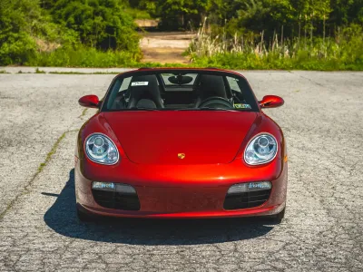 2008 Porsche Boxster in Ruby Red Metallic