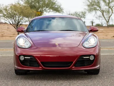 2009 Porsche Cayman S in Ruby Red Metallic