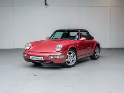 1993 Porsche 911 Carrera 2 Cabriolet in Raspberry Metallic