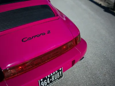 1992 Porsche 911 Carrera 2 Coupe in Rubystone Red