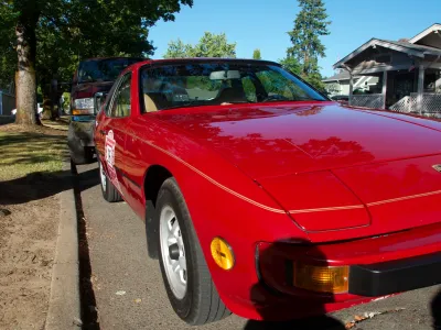 1978 Porsche 924 in Mars Red