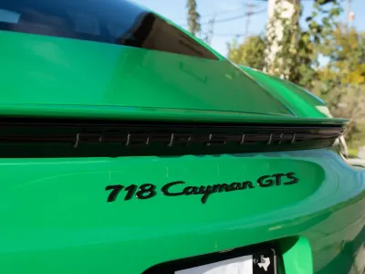 2023 Porsche 718 Cayman GTS 4.0 in Python Green