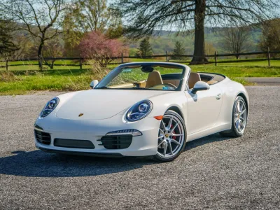 2013 Porsche 911 Carrera Cabriolet in White