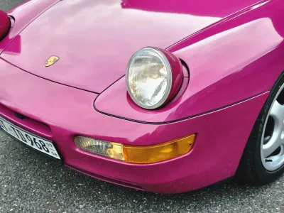 1992 Porsche 968 Coupe in Rubystone Red